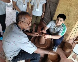 Std VI Field Trip 2023-24 to Magic Artisan's Village - Back to your roots in Karjat